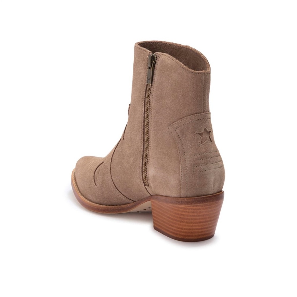 JOIE Western Style Suede Booties Size 7 - Picture 12 of 13